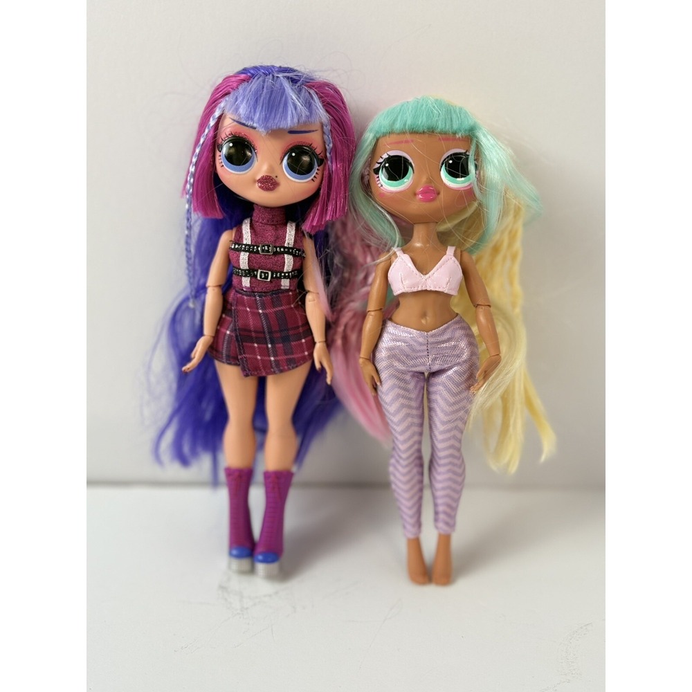 Set Of 2‎ - LOL Surprise! OMG Winter Disco 9" Shadow Doll And Candylicious Doll